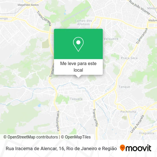 Rua Iracema de Alencar, 16 mapa