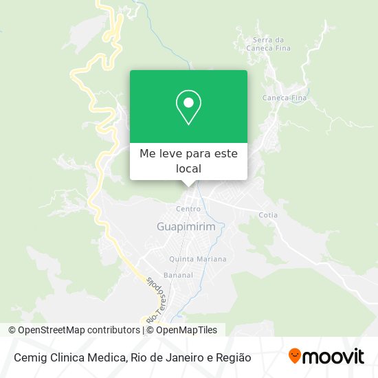 Cemig Clinica Medica mapa
