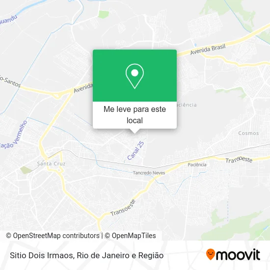 Sitio Dois Irmaos mapa
