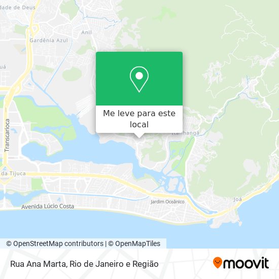 Rua Ana Marta mapa