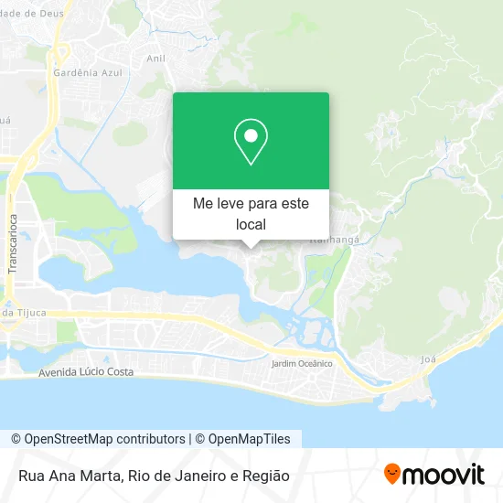 Rua Ana Marta mapa