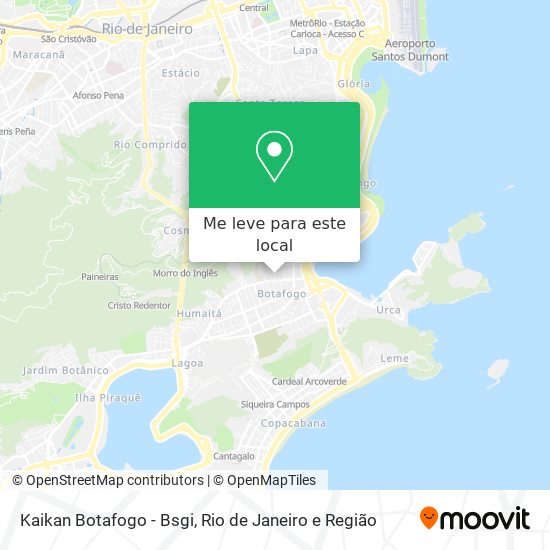 Kaikan Botafogo - Bsgi mapa