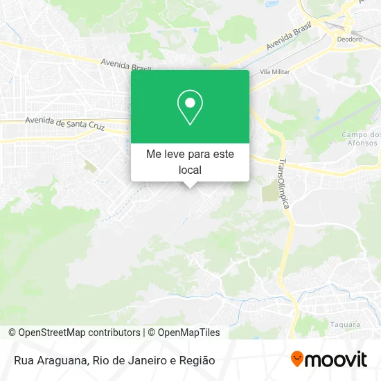 Rua Araguana mapa