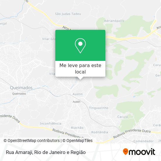 Rua Amaraji mapa
