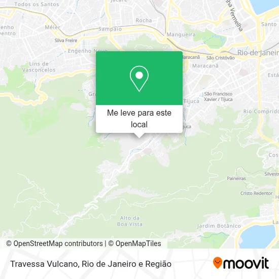 Travessa Vulcano mapa