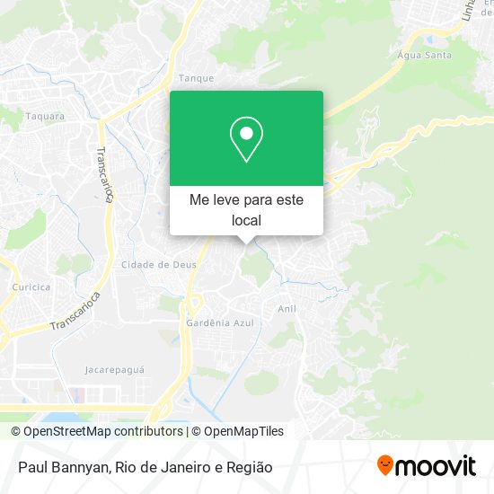 Paul Bannyan mapa