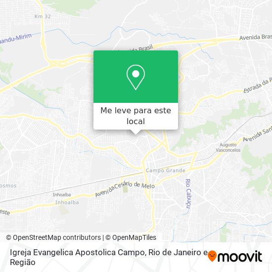 Igreja Evangelica Apostolica Campo mapa
