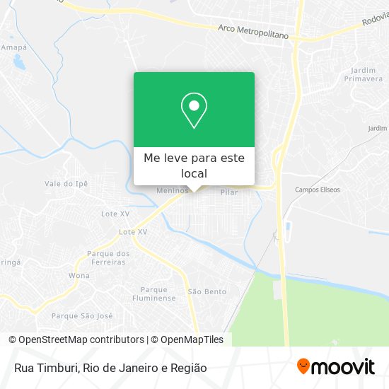 Rua Timburi mapa