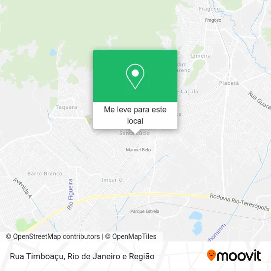 Rua Timboaçu mapa