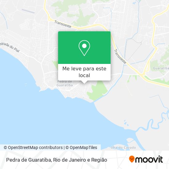 Pedra de Guaratiba mapa