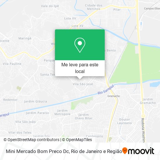 Mini Mercado Bom Preco Dc mapa