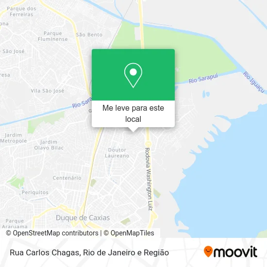 Rua Carlos Chagas mapa