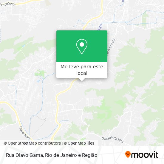 Rua Olavo Gama mapa