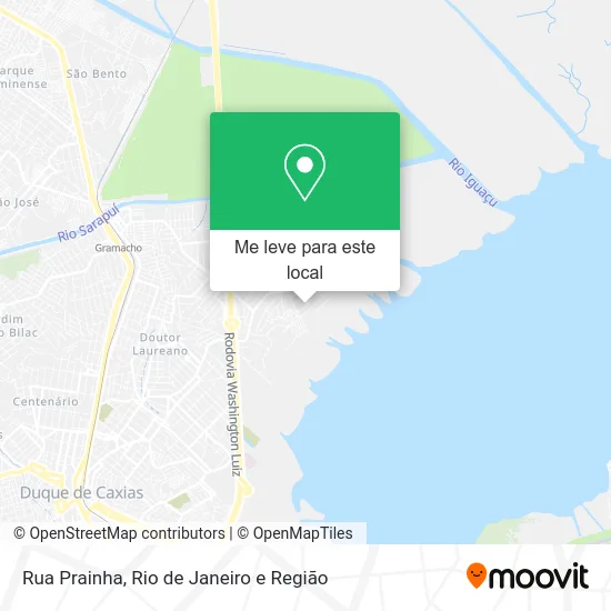 Rua Prainha mapa