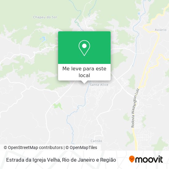 Estrada da Igreja Velha mapa