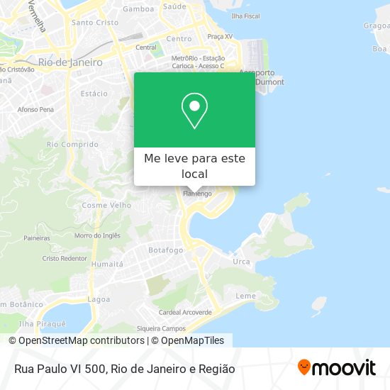 Rua Paulo VI 500 mapa