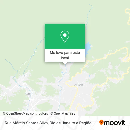 Rua Márcio Santos Silva mapa