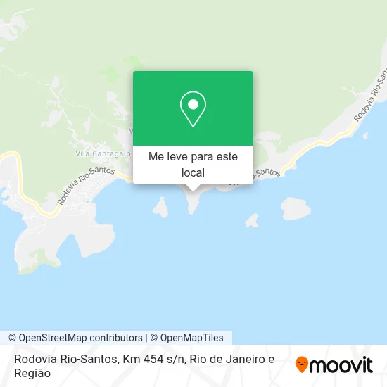 Rodovia Rio-Santos, Km 454 s/n mapa