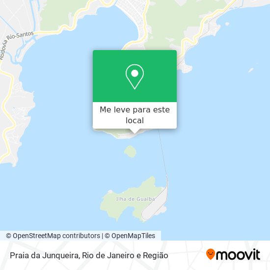 Praia da Junqueira mapa
