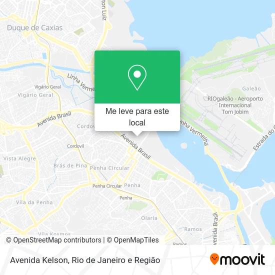 Avenida Kelson mapa