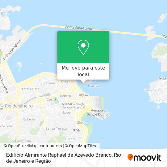 Edifício Almirante Raphael de Azevedo Branco mapa