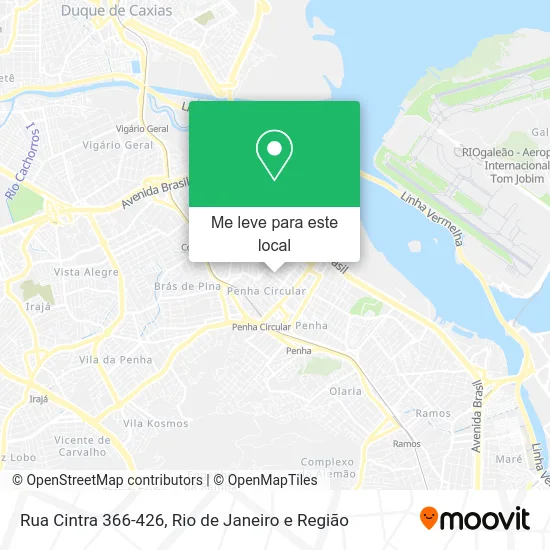 Rua Cintra 366-426 mapa