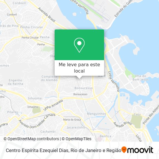 Centro Espírita Ezequiel Dias mapa