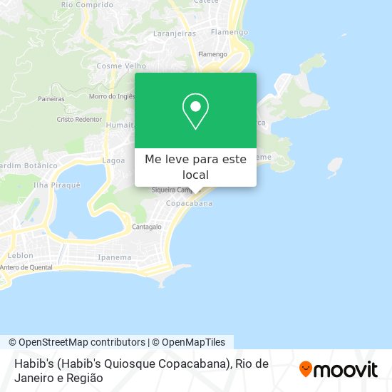 Habib's (Habib's Quiosque Copacabana) mapa