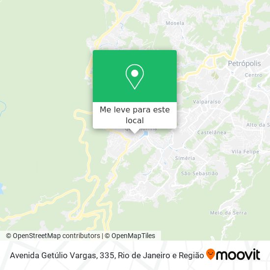 Avenida Getúlio Vargas, 335 mapa