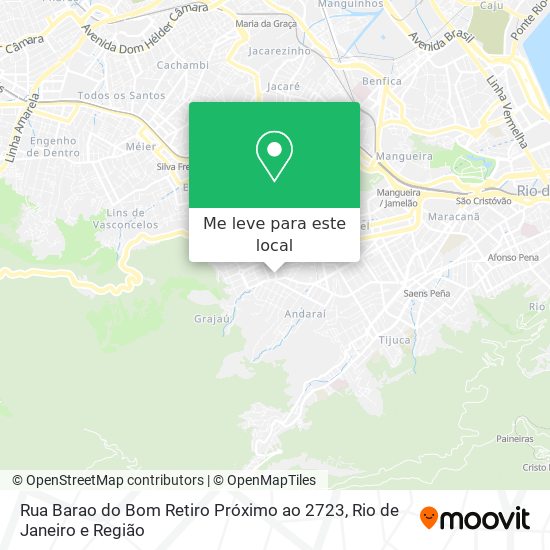 Rua Barao do Bom Retiro Próximo ao 2723 mapa