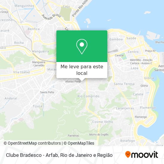 Clube Bradesco - Arfab mapa