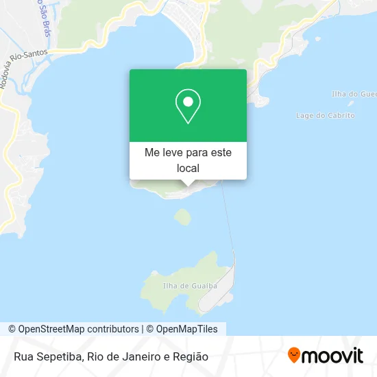 Rua Sepetiba mapa