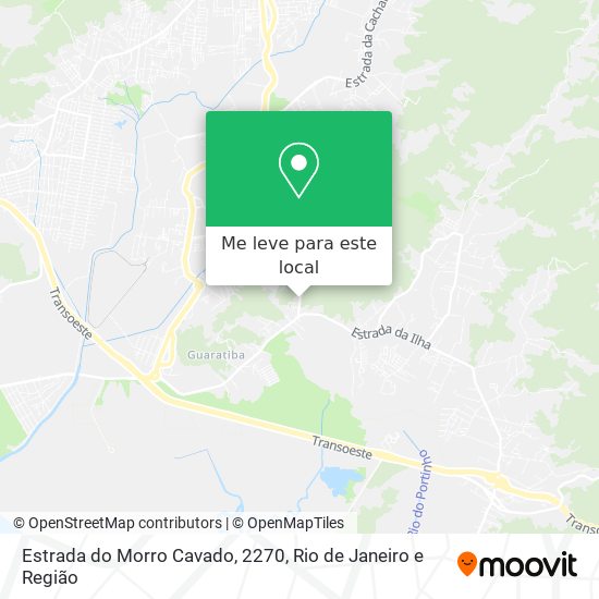 Estrada do Morro Cavado, 2270 mapa