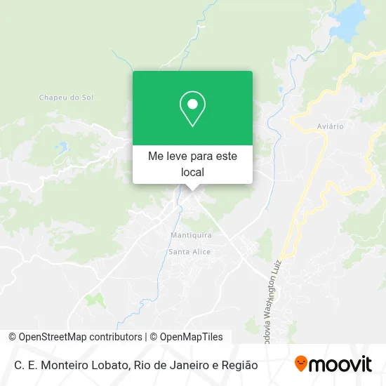 C. E. Monteiro Lobato mapa