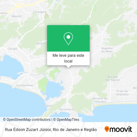 Rua Édson Zuzart Júnior mapa