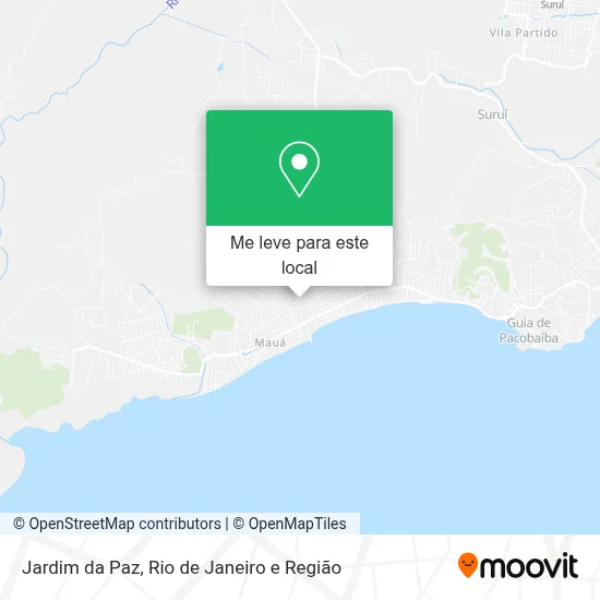 Jardim da Paz mapa