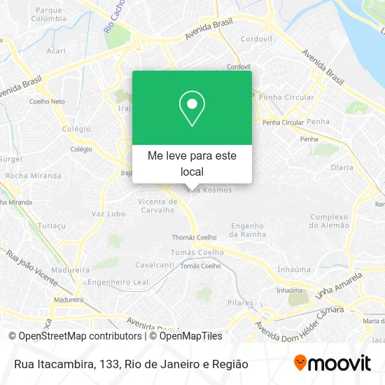 Rua Itacambira, 133 mapa