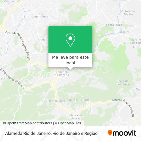 Alameda Rio de Janeiro mapa