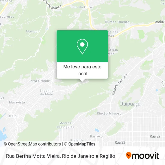 Rua Bertha Motta Vieira mapa