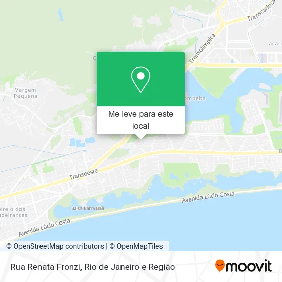 Rua Renata Fronzi mapa