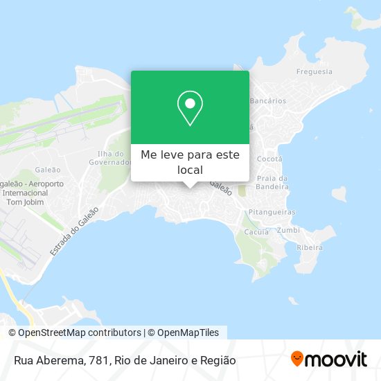 Rua Aberema, 781 mapa