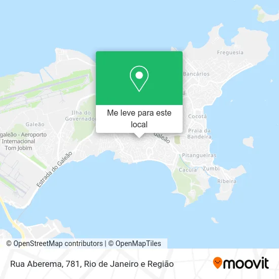 Rua Aberema, 781 mapa