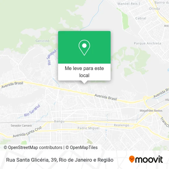Rua Santa Glicéria, 39 mapa