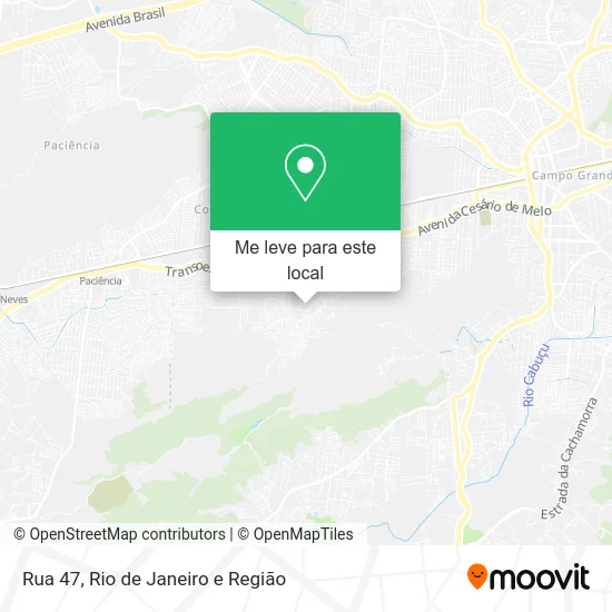 Rua 47 mapa