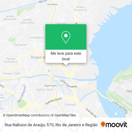 Rua Nabuco de Araújo, 570 mapa