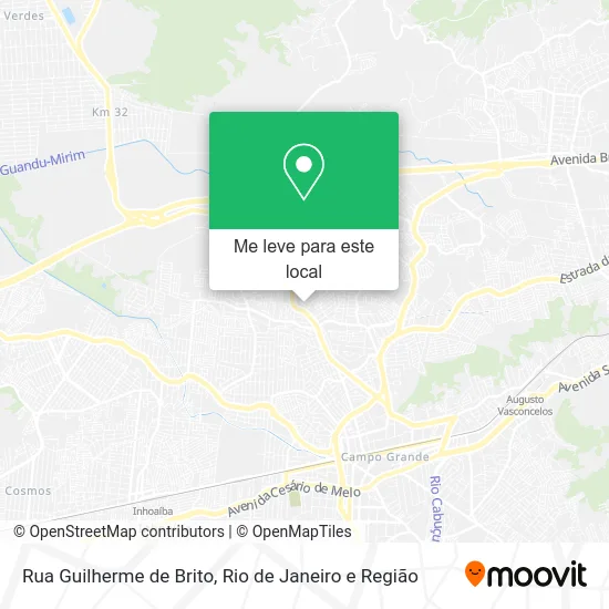Rua Guilherme de Brito mapa