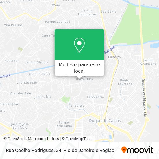 Rua Coelho Rodrigues, 34 mapa