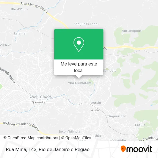 Rua Mina, 143 mapa