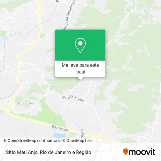 Sitio Meu Anjo mapa