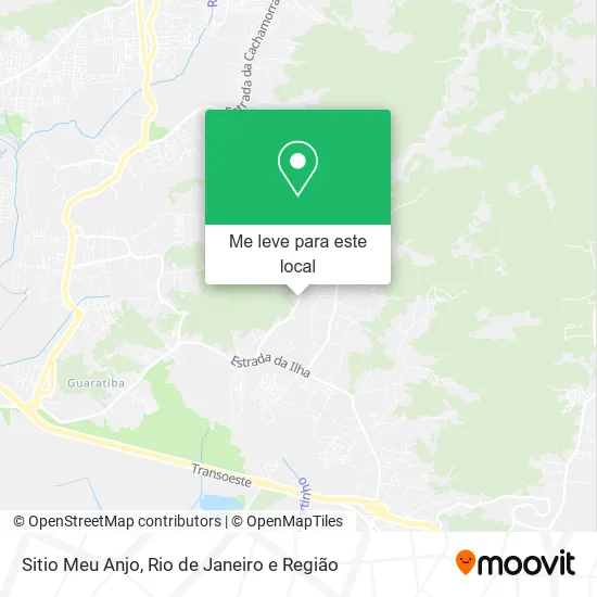 Sitio Meu Anjo mapa